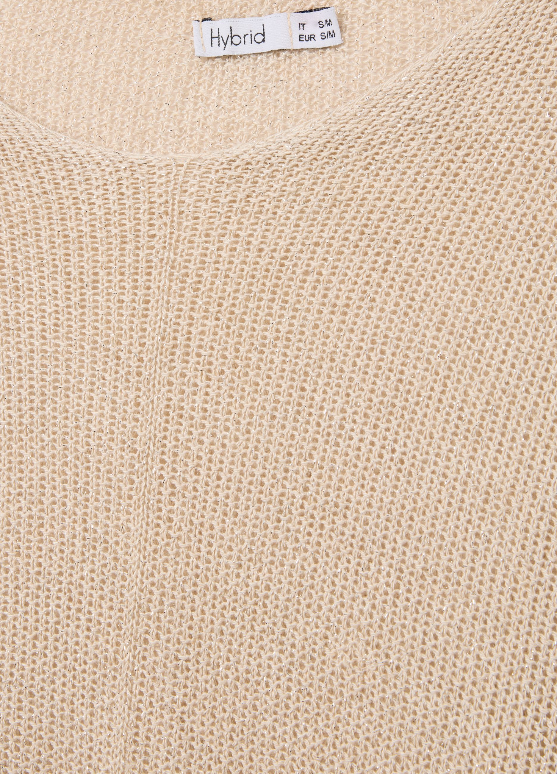 Women's Beige Regular Fit Jumper