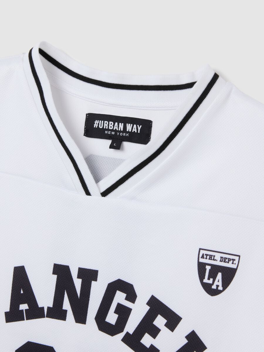 Men's white regular fit T-shirt_5