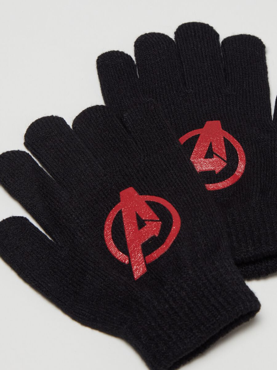 Guanti con stampa logo Avengers_2