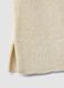 Beige viscose-blend short-sleeve T-shirt, regular fit_5