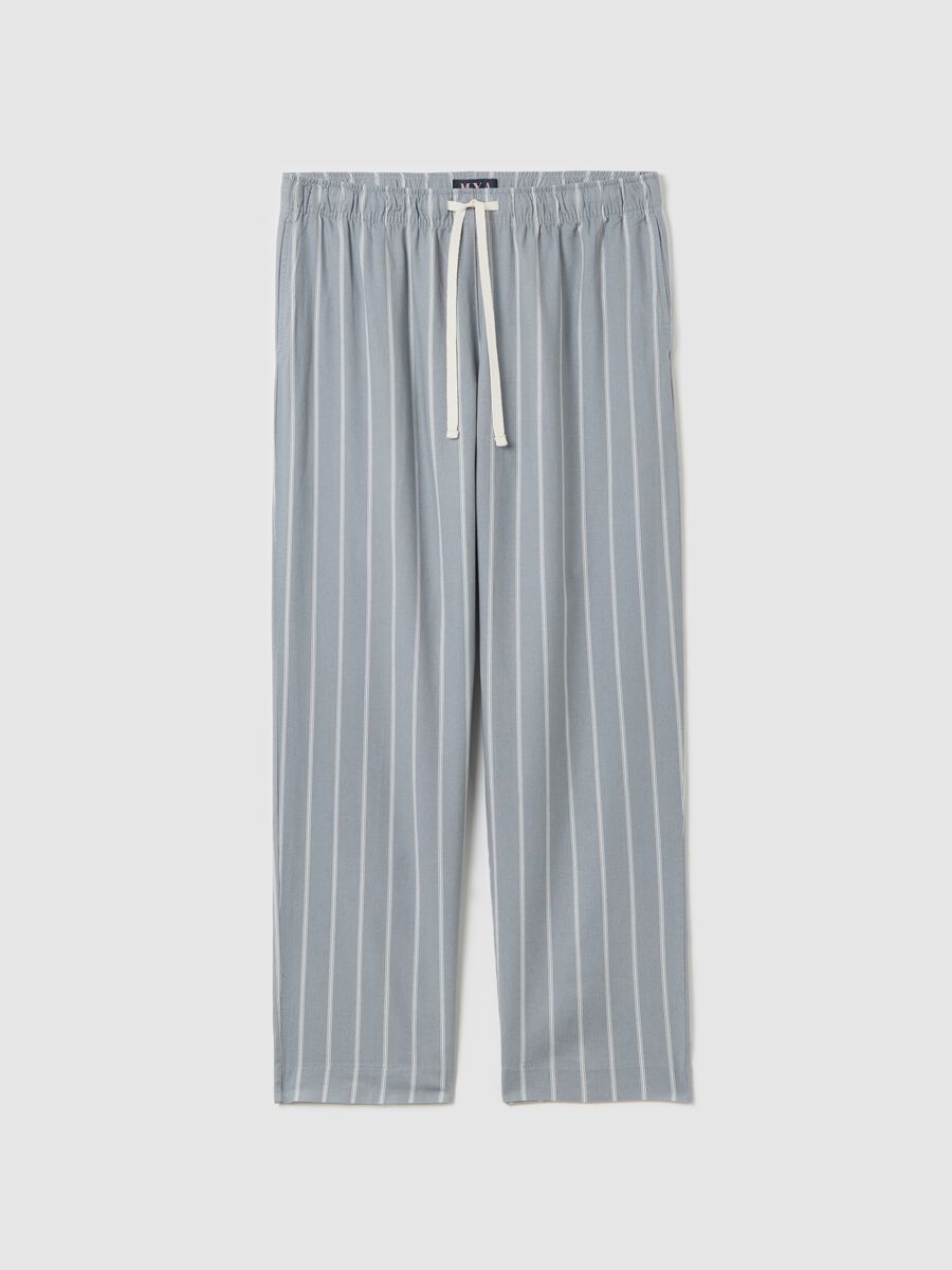 Curvy wide-leg trousers in linen and viscose_4
