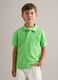Boys' Green Stretch Cotton Polo Regular Fit_1