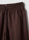 Brown Stretch Cotton Baggy Trousers_5