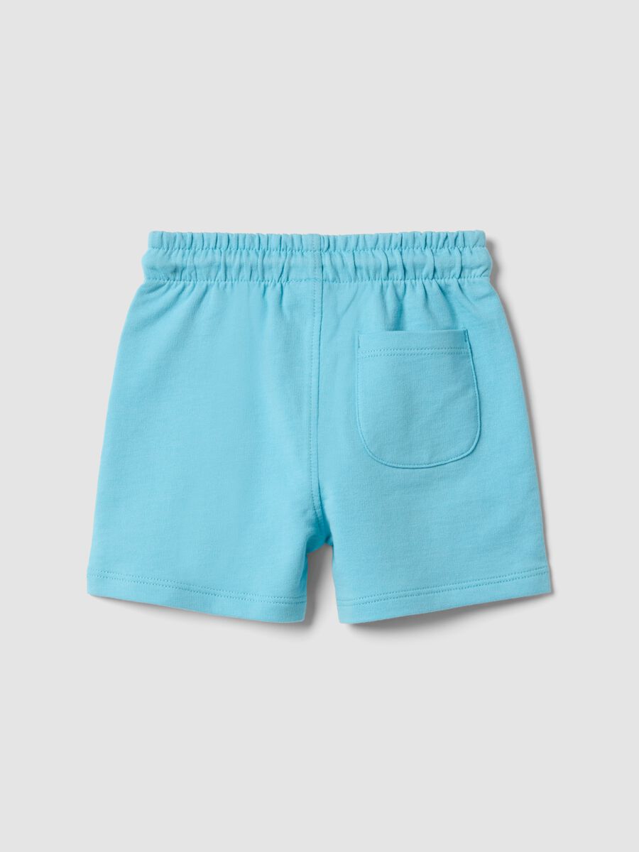 Short in puro cotone azzurri regular fit per bimbo_1
