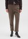 Brown Micro Check Regular Fit Trousers_1