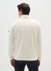 White fleece regular fit zip-up sweatshirt_2