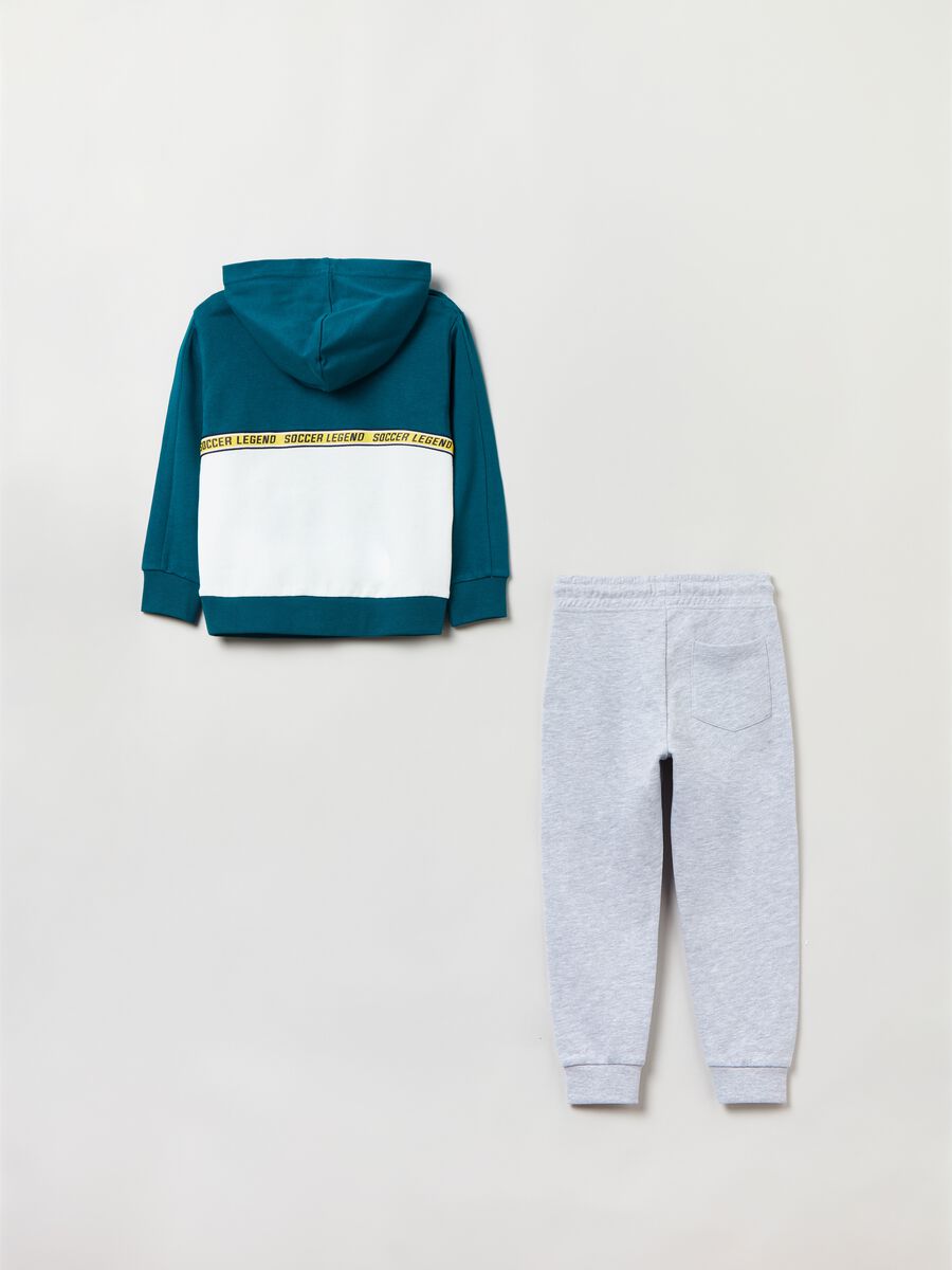 Jogging set in felpa con stampa_1