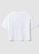 Girl's Regular Fit White Pure Cotton T-shirt New York Knicks_1