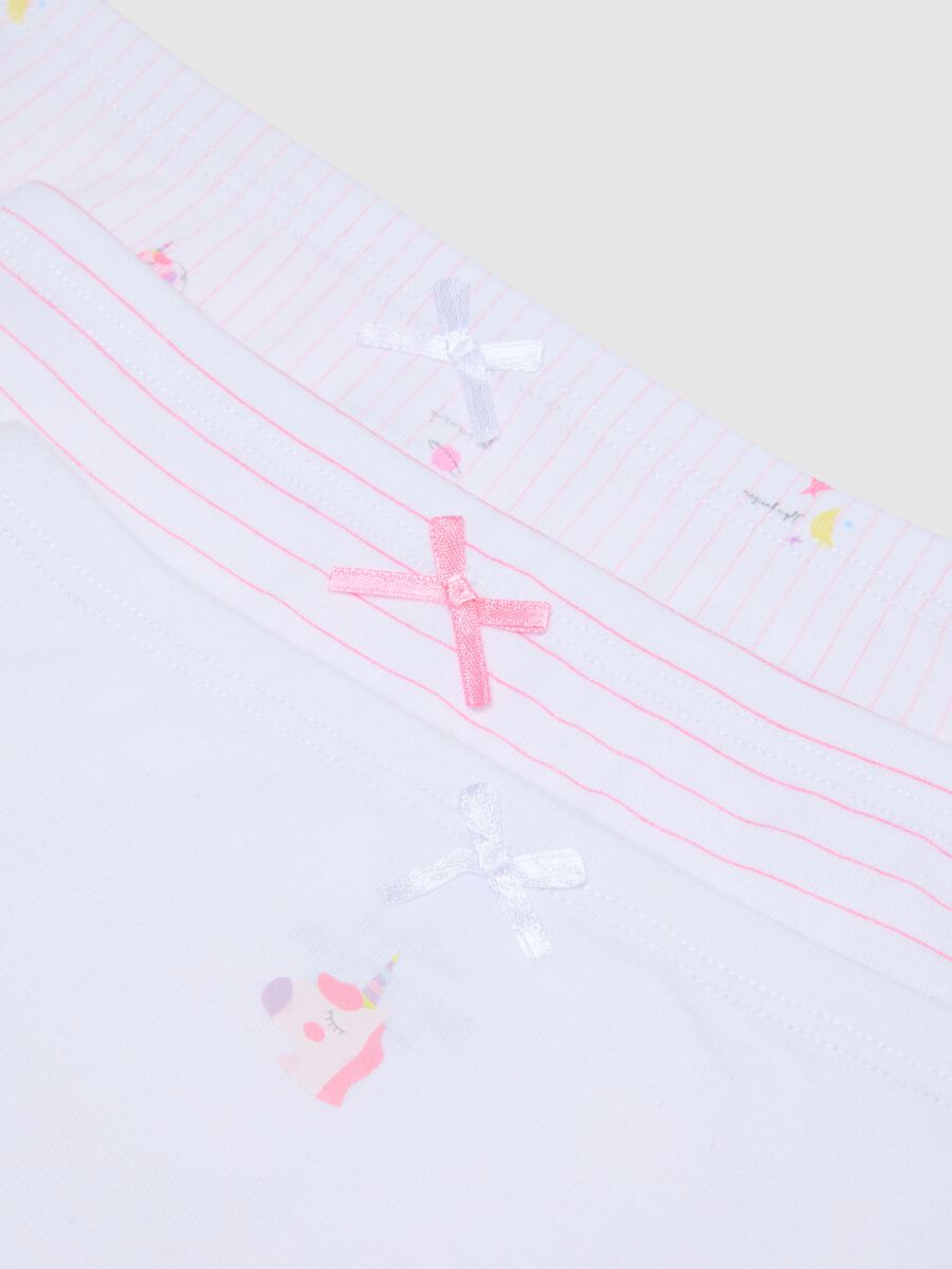 Girls' cotton white tripack briefs in regular fit_3