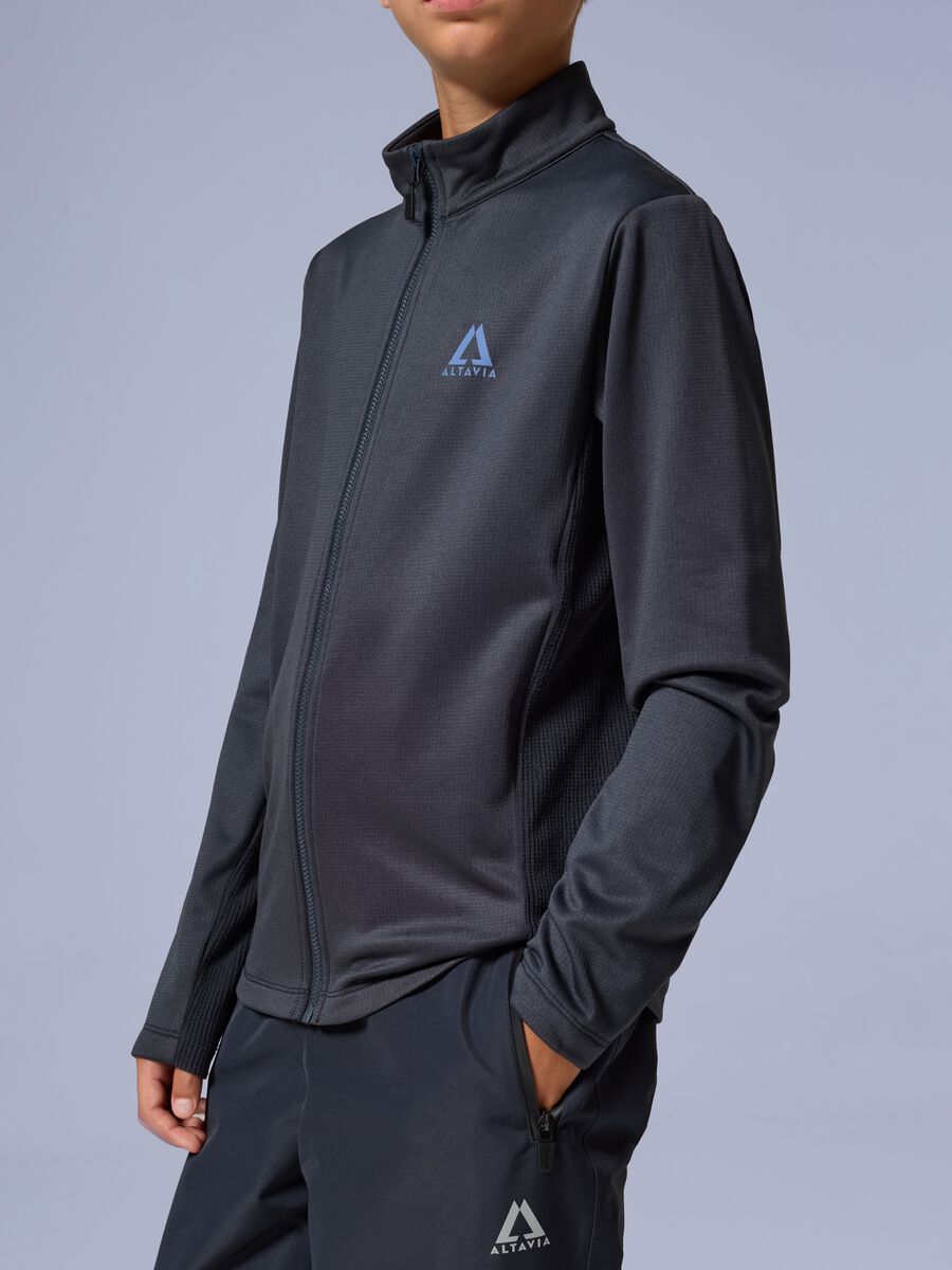 ALTAVIA WITH DEBORAH COMPAGNONI Full Zip Waffle Pile_3