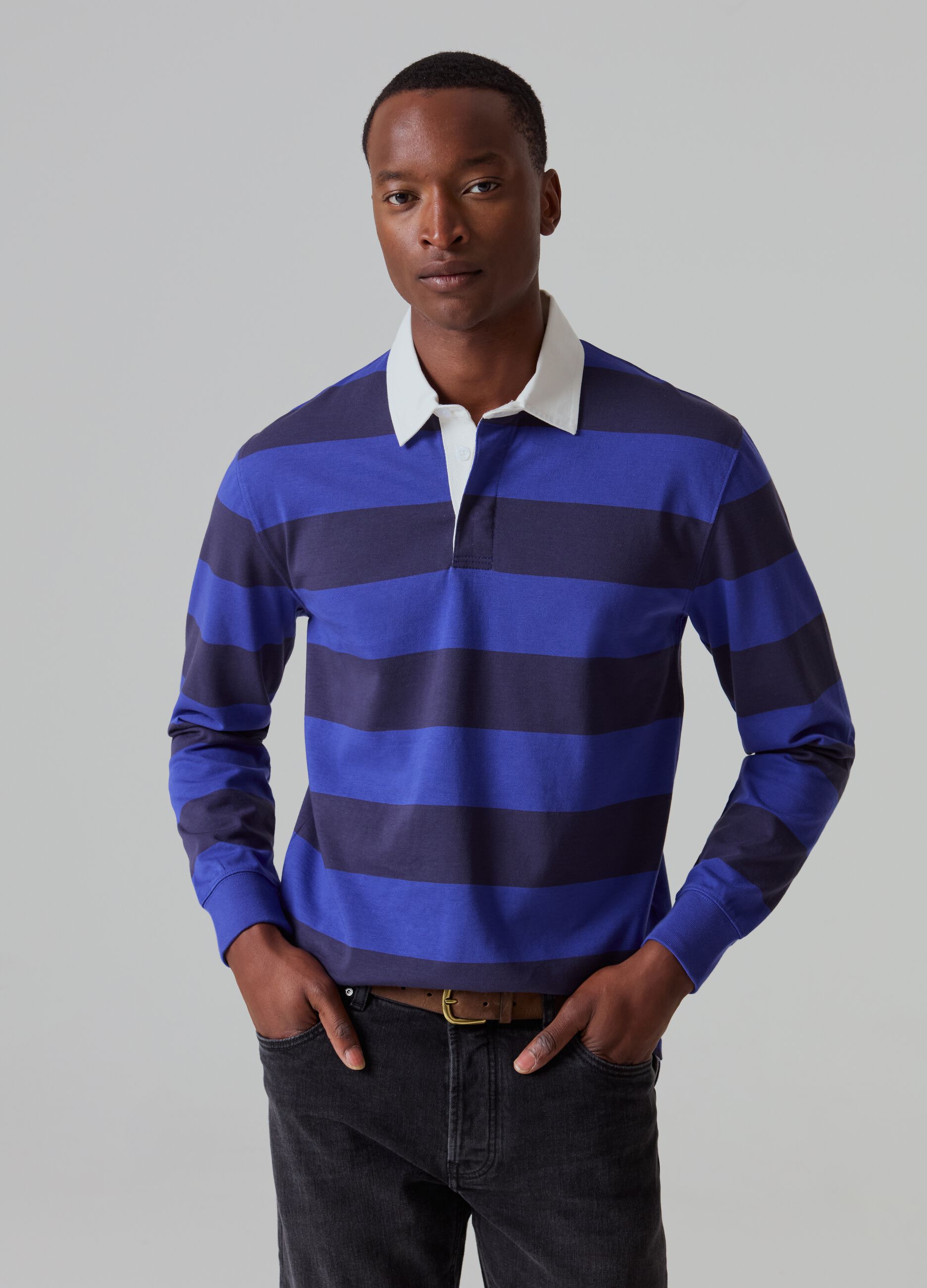 Polo con top maniche lunghe