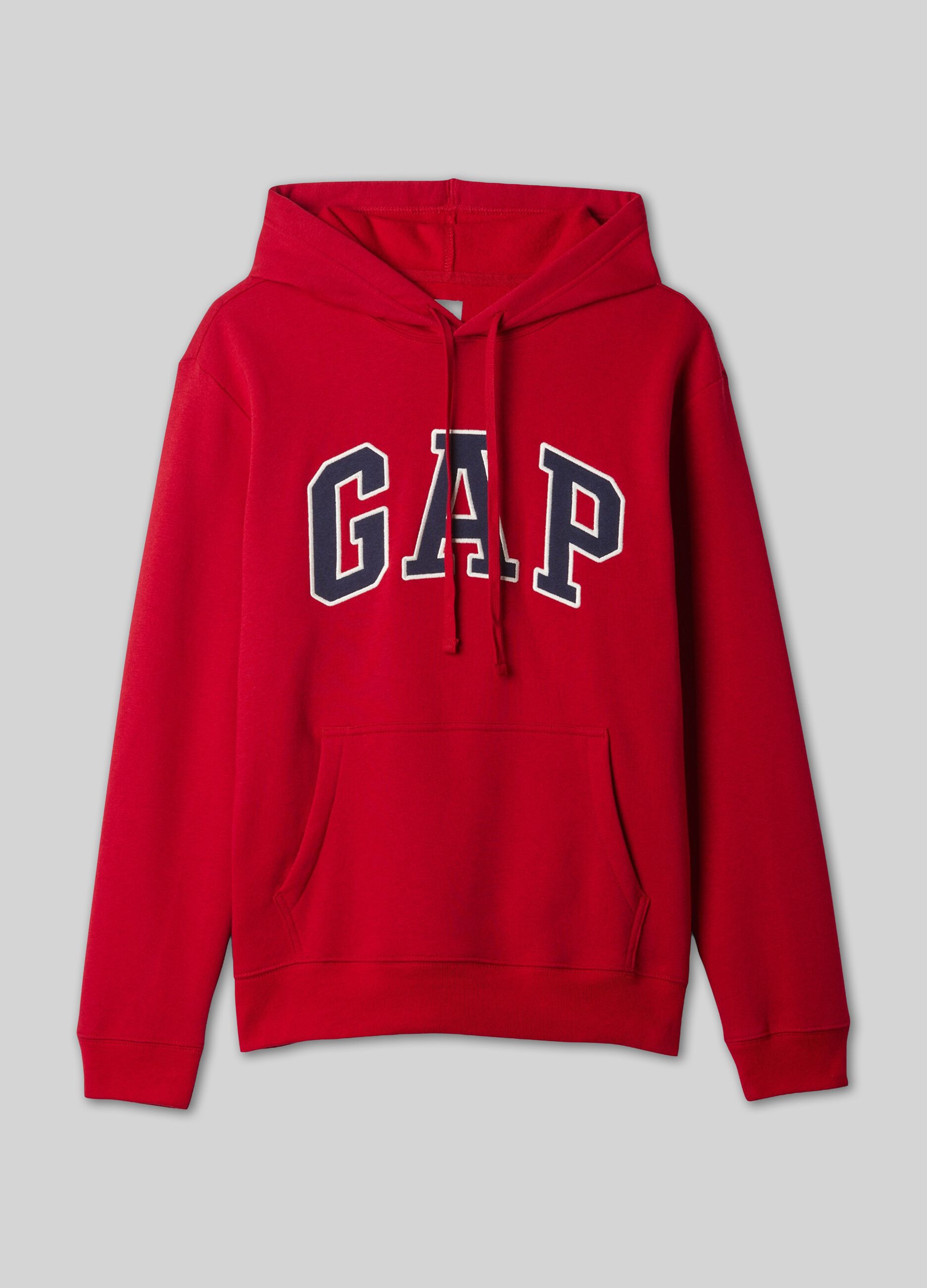 GAP Logo Cotton-Blend Hoodie