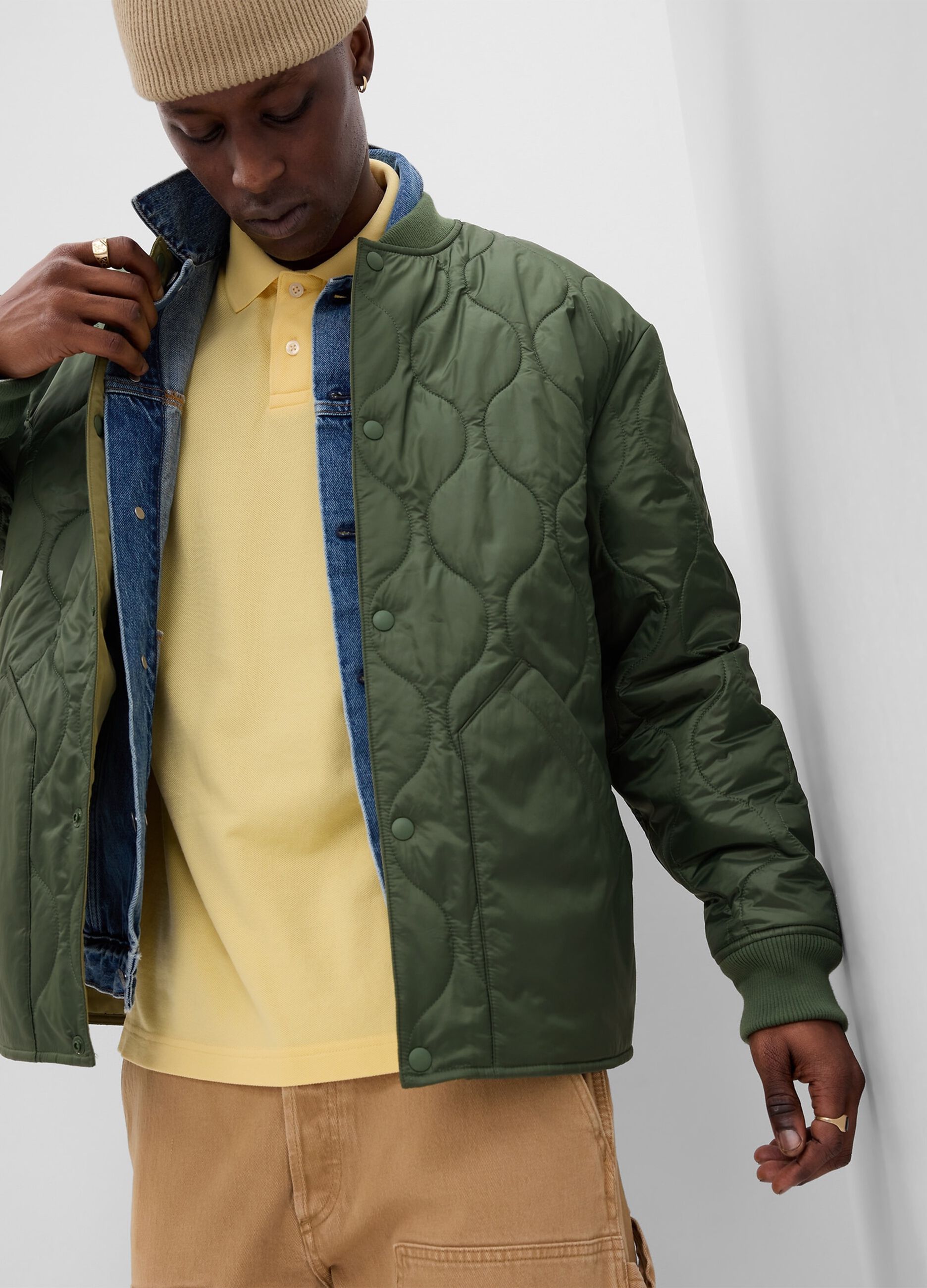 Giacca bomber trapuntata