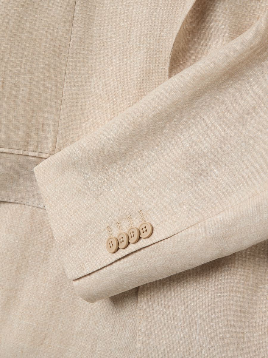 Oversized blazer in linen_5
