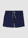 Boxer da mare blu con vita elasticizzata e coulisse_0