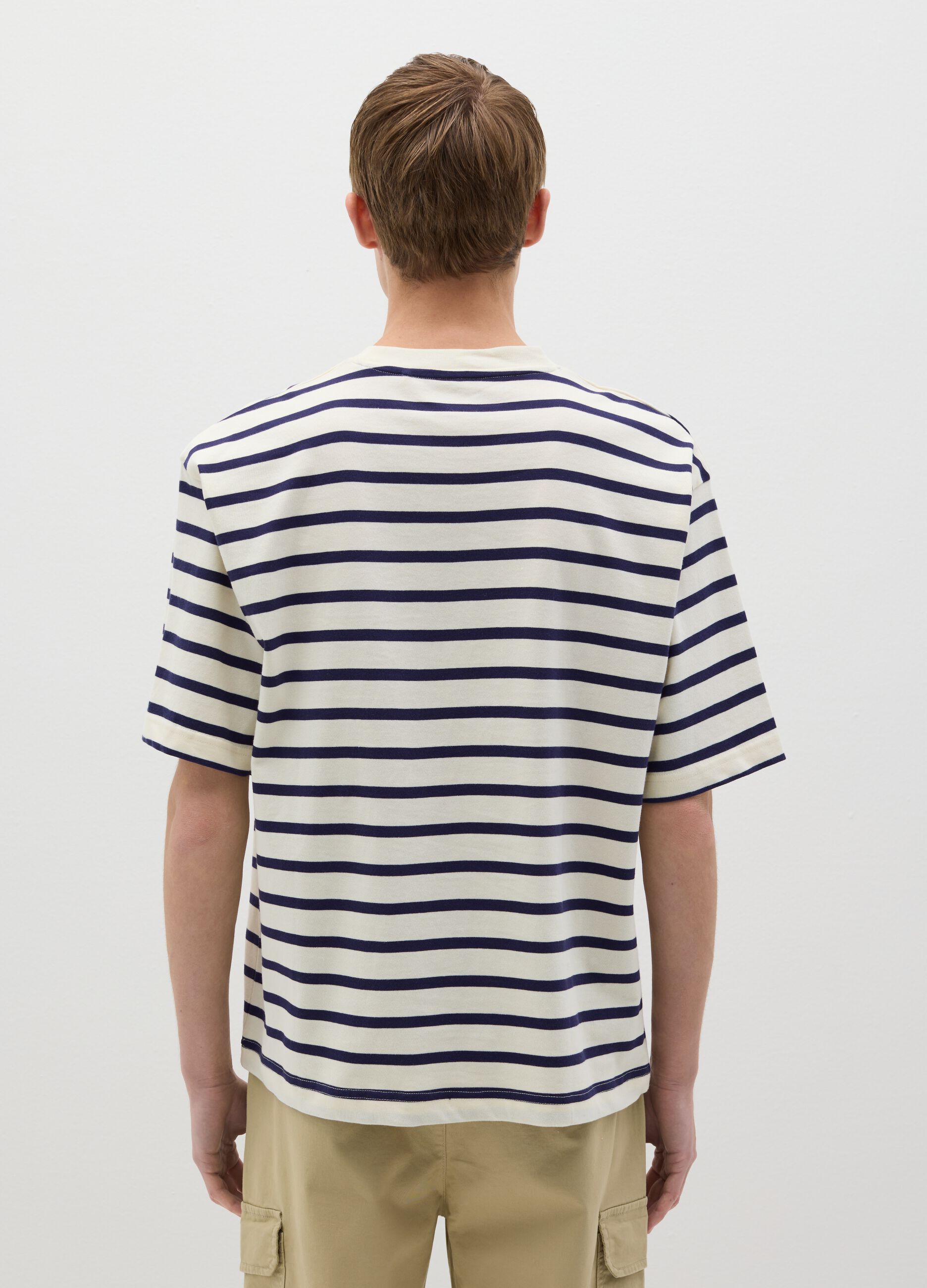 T-shirt in cotone a righe