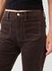 Flare-fit high-rise trousers in corduroy_4