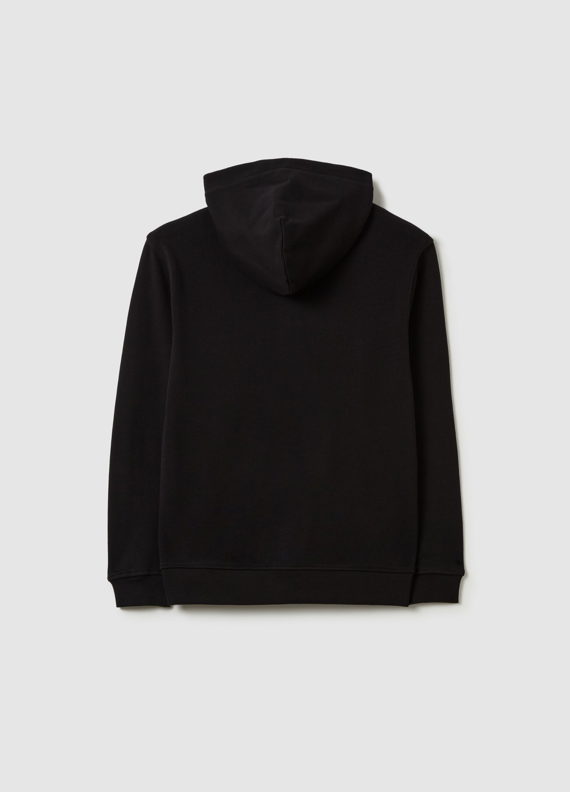 Full-zip Essential con cappuccio e tasche