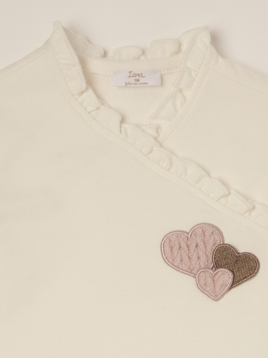 White set with hearts for girl_2