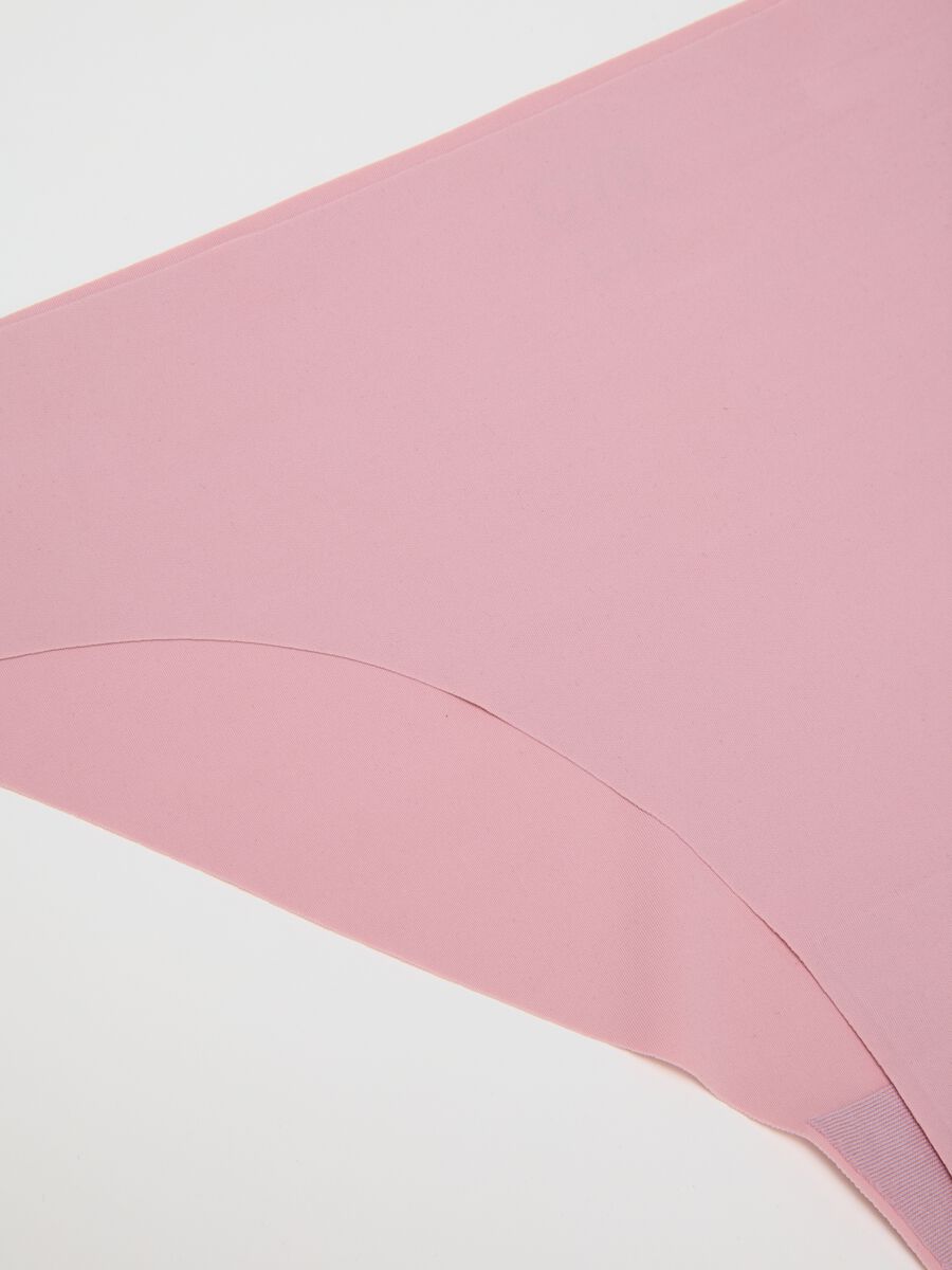 Women's pink stretch blend brief regular fit_1