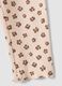 Brown stretch organic cotton pyjamas for baby girl_3