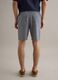 Multicoloured striped regular fit linen-cotton blend shorts_2