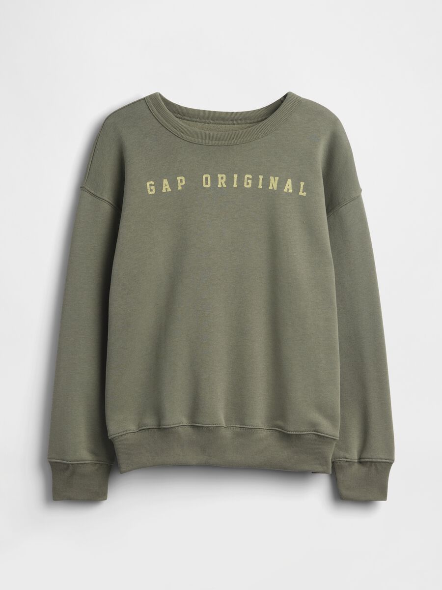 Cotton-blend crew-neck sweatshirt_3