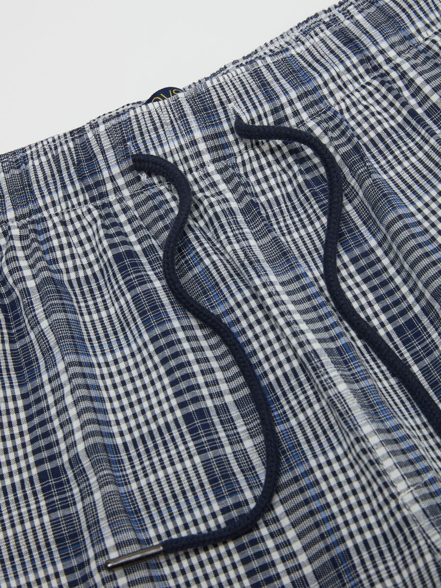 Pyjama shorts in patterned cotton_5