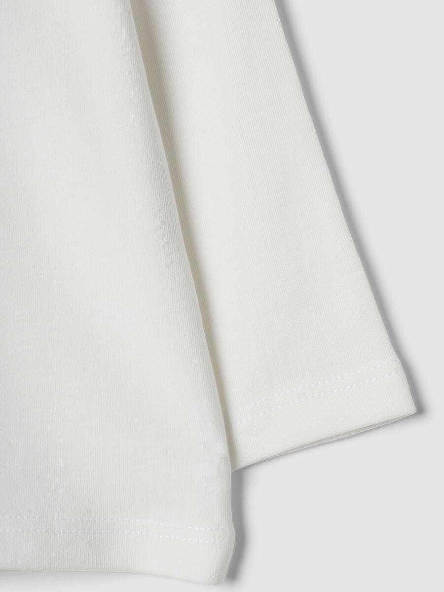 White organic cotton roll-neck T-shirt_3