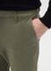 Green Stretch Cotton Regular Fit Trousers_3
