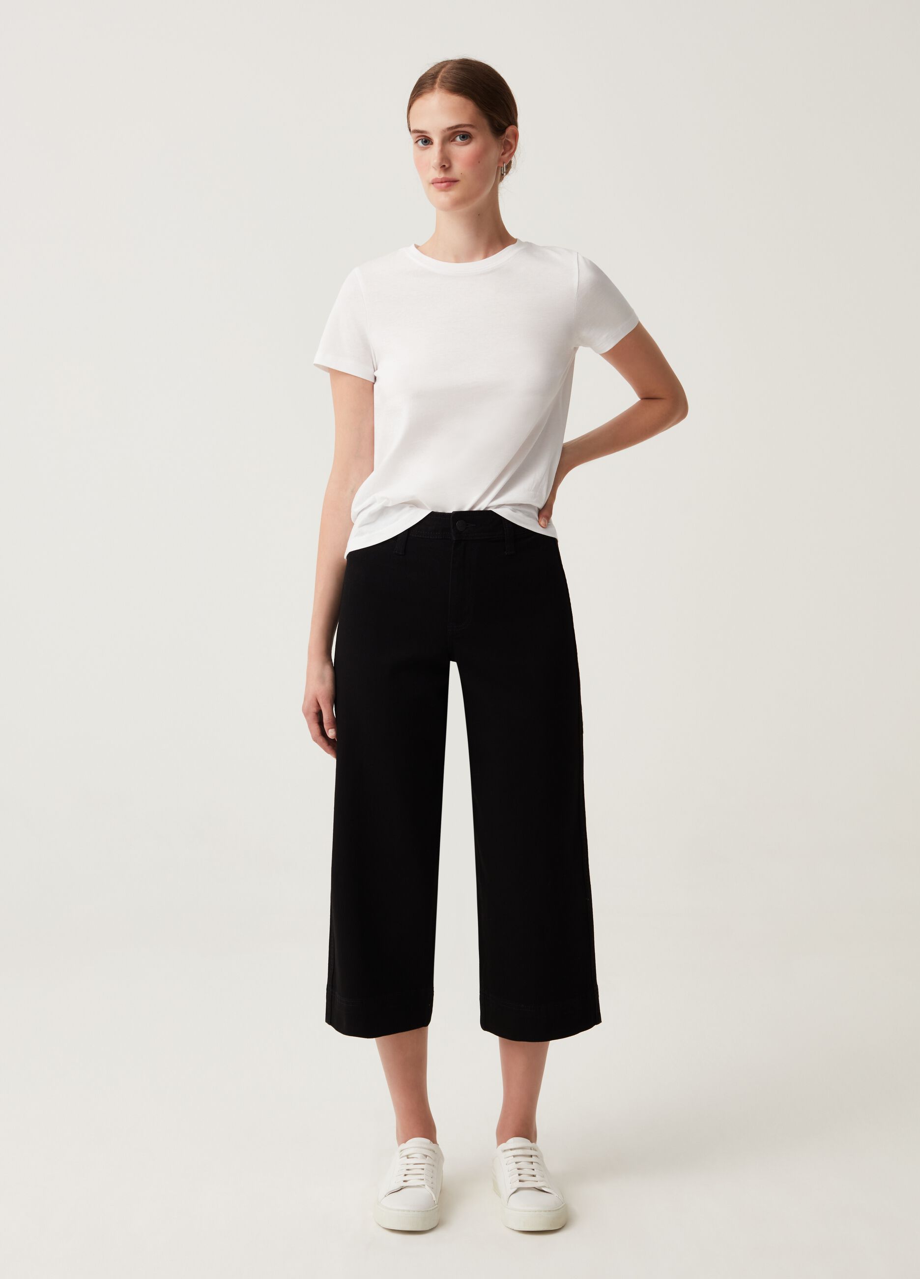 Jeans culotte wide leg_0