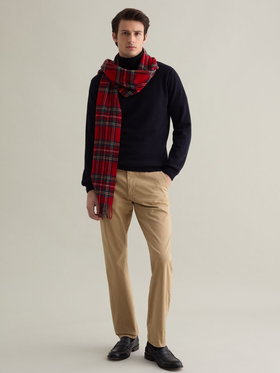 Tartan wool scarf_3