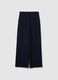 Stretch Blue Flare Trousers_4
