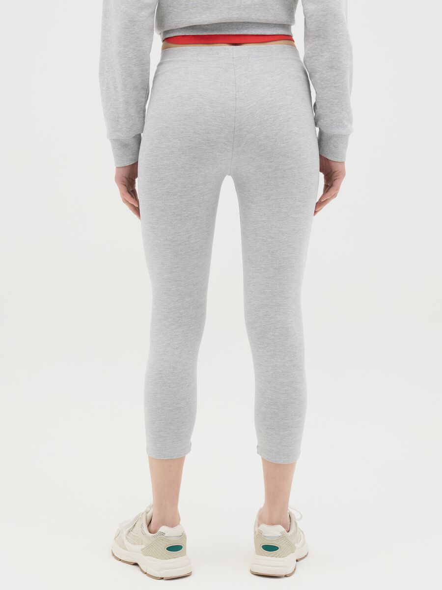 Grey stretchy cotton leggings by Ovs_3