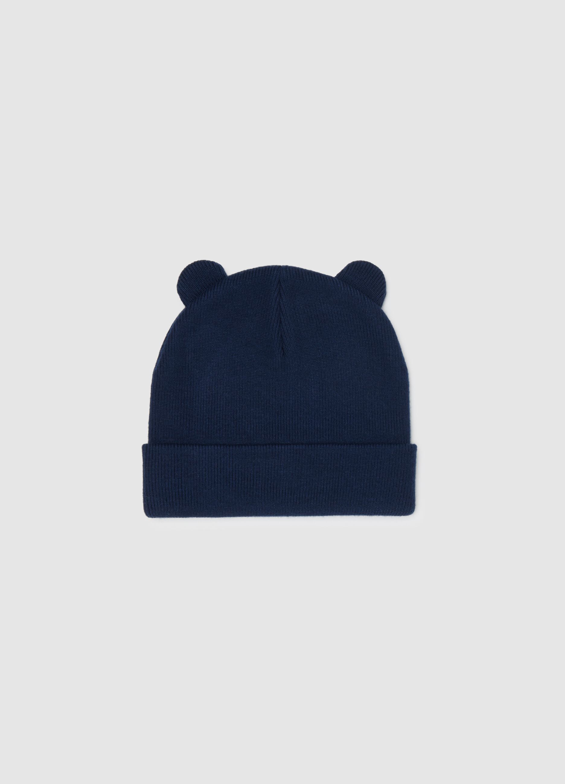 Blue Baby Hat with Ears