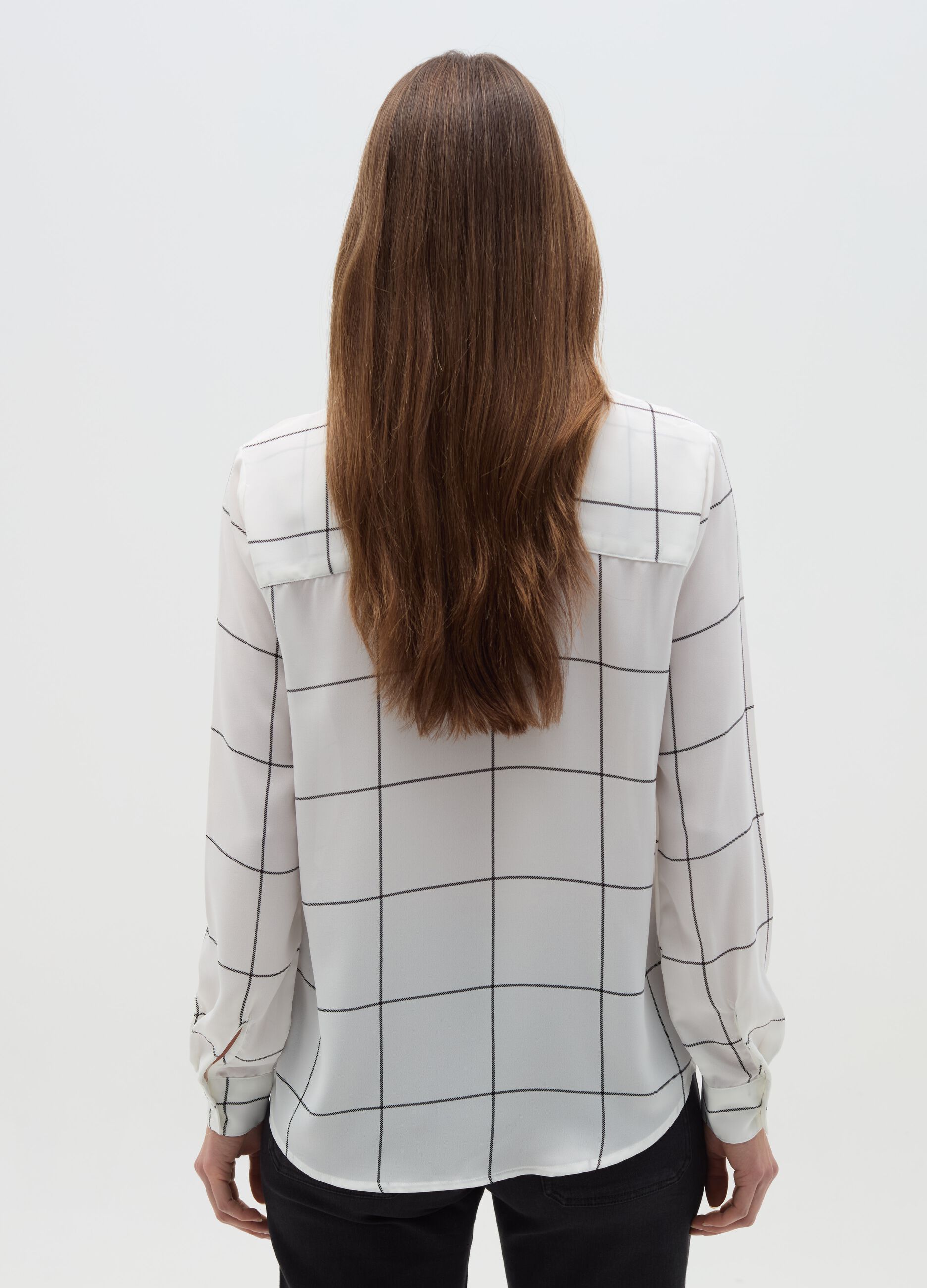 Camicia con stampa all-over