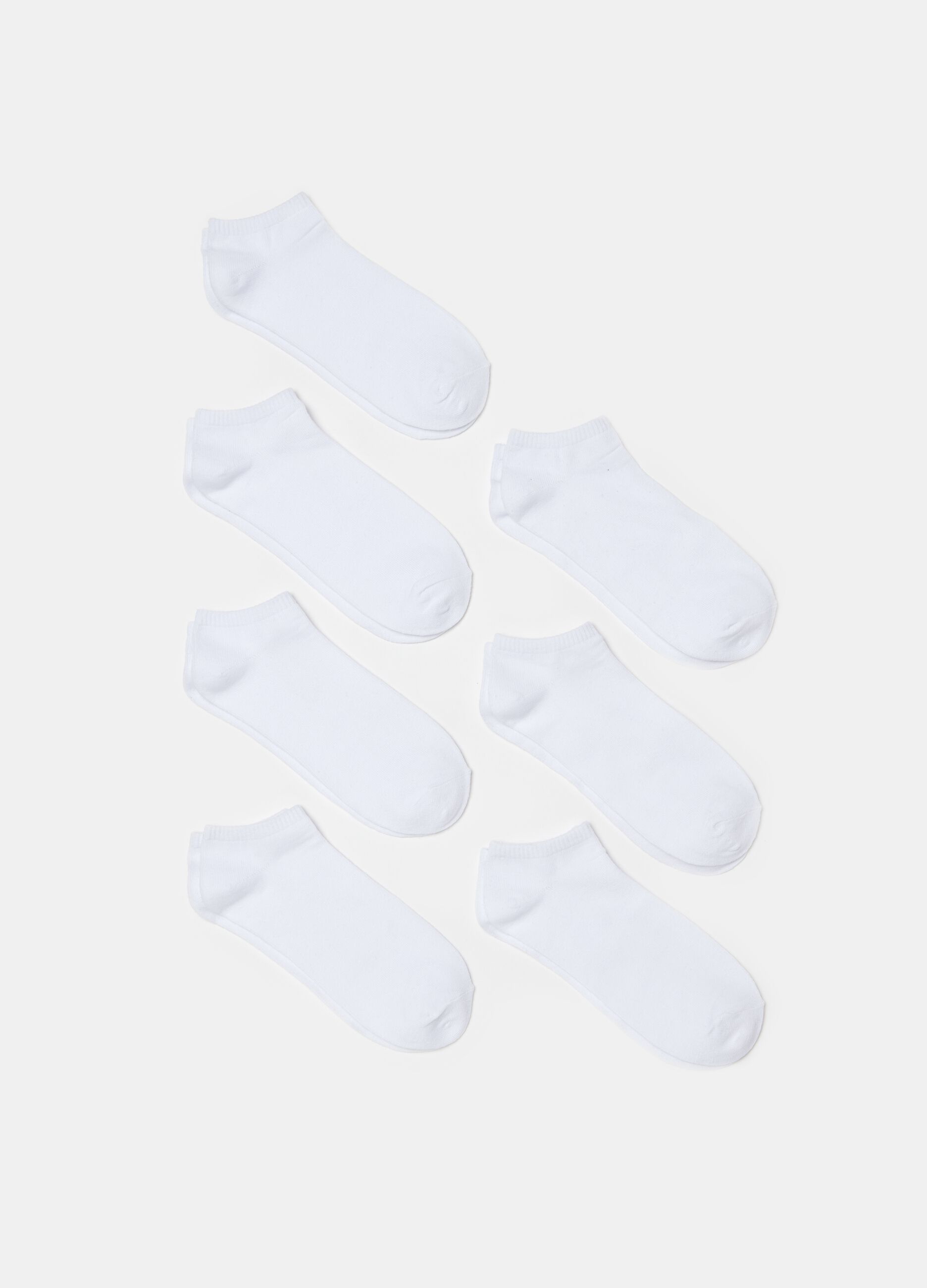 Seven-pair pack of stretch shoe liners
