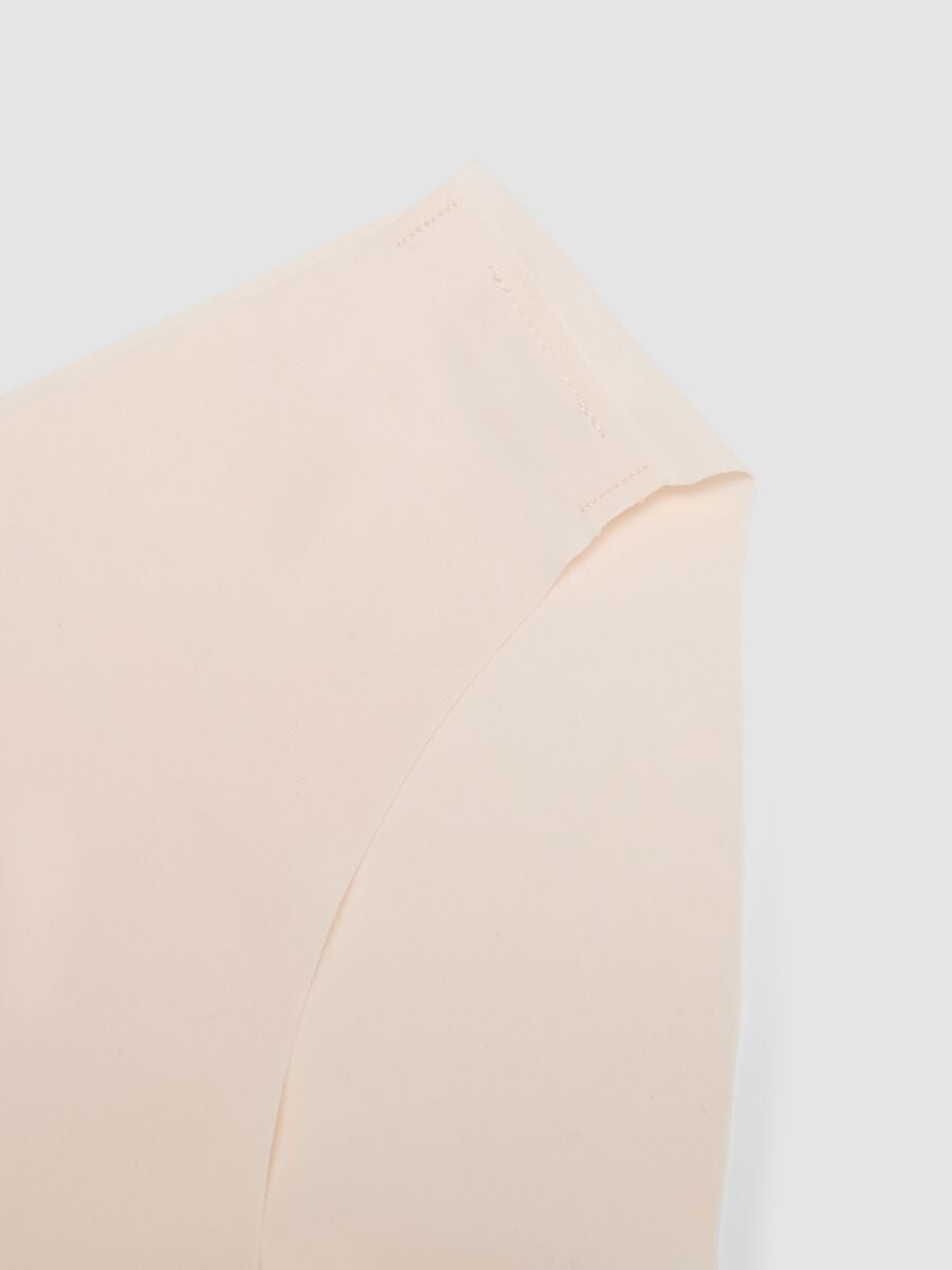Slip rosa in tessuto elasticizzato a vita regular_5