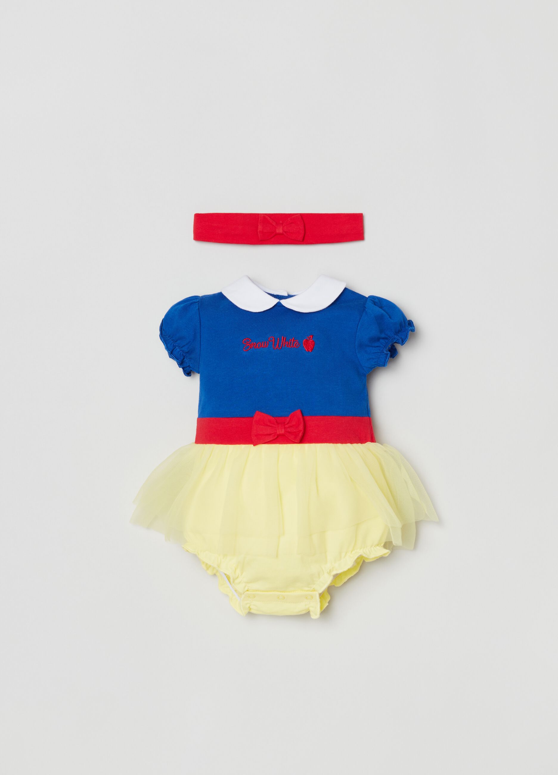 Snow White romper suit and headband set