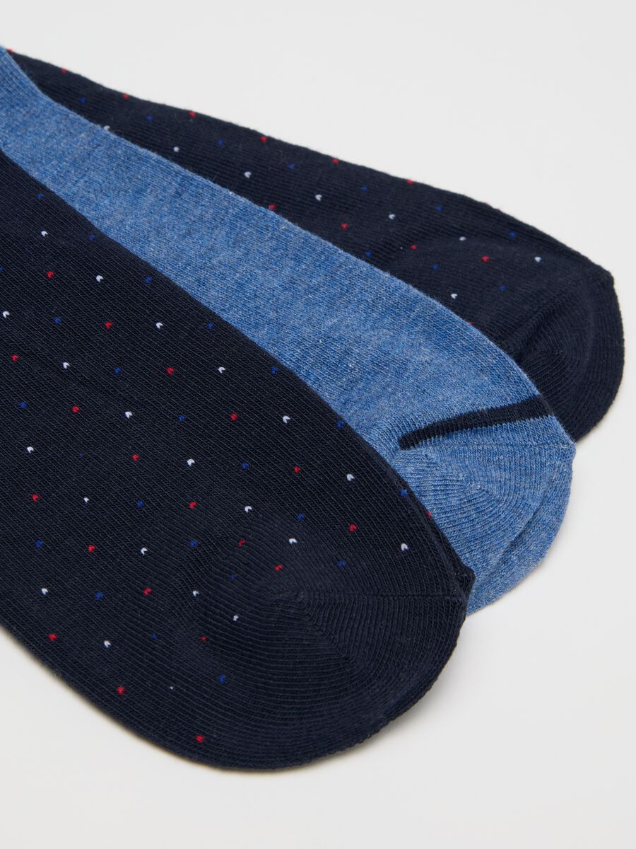 Five-pair pack blue stretch shoe liners_2