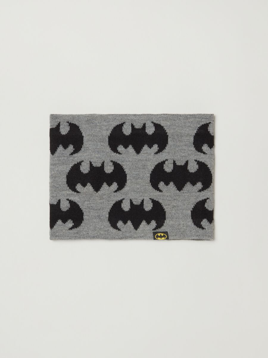 Scaldacollo con logo jacquard Batman_0
