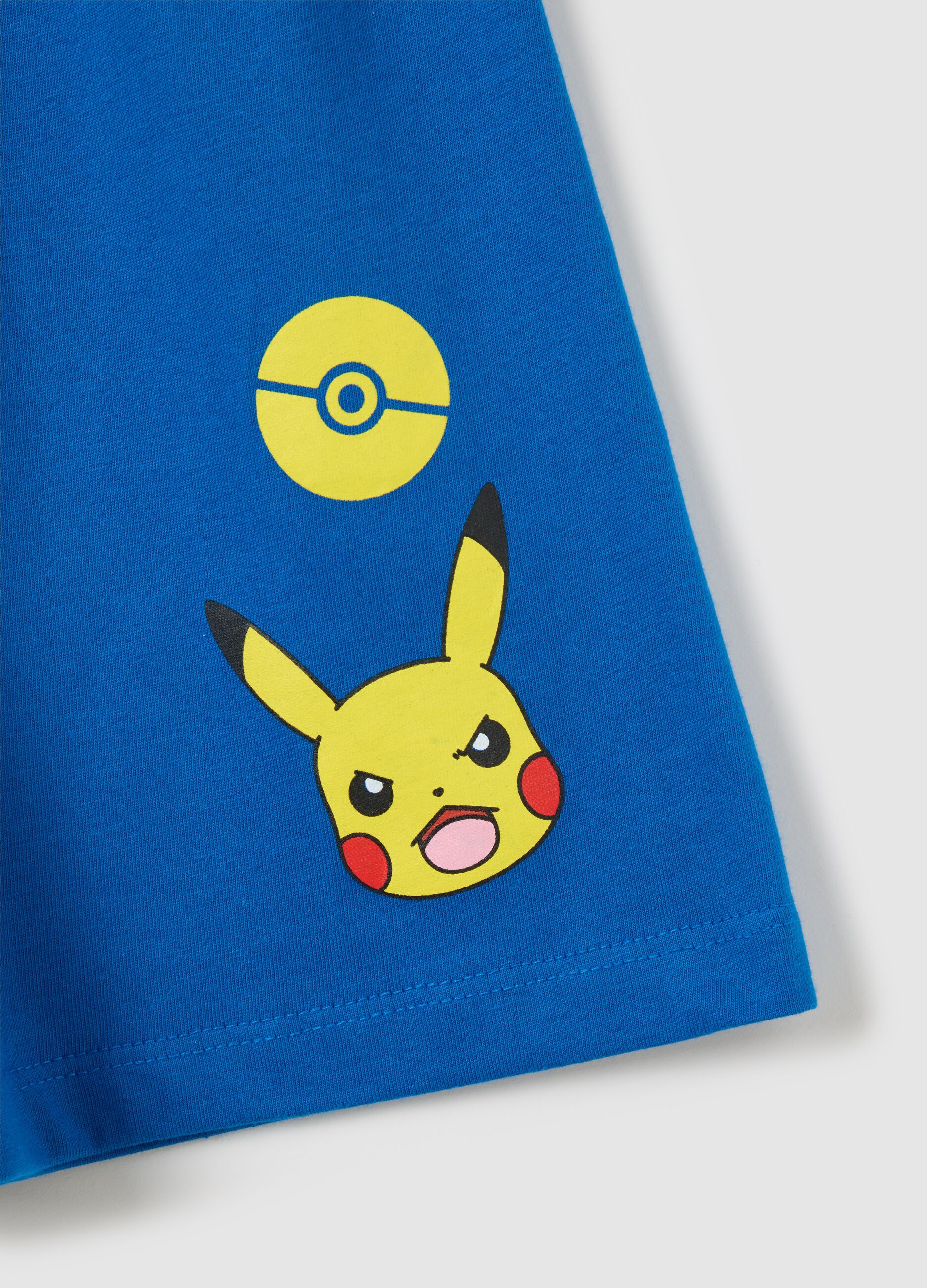 Set da bambino in puro cotone multicolor regular fit con stampa Pokémon