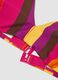 Multicolour triangle bikini top in stretch fabric_5