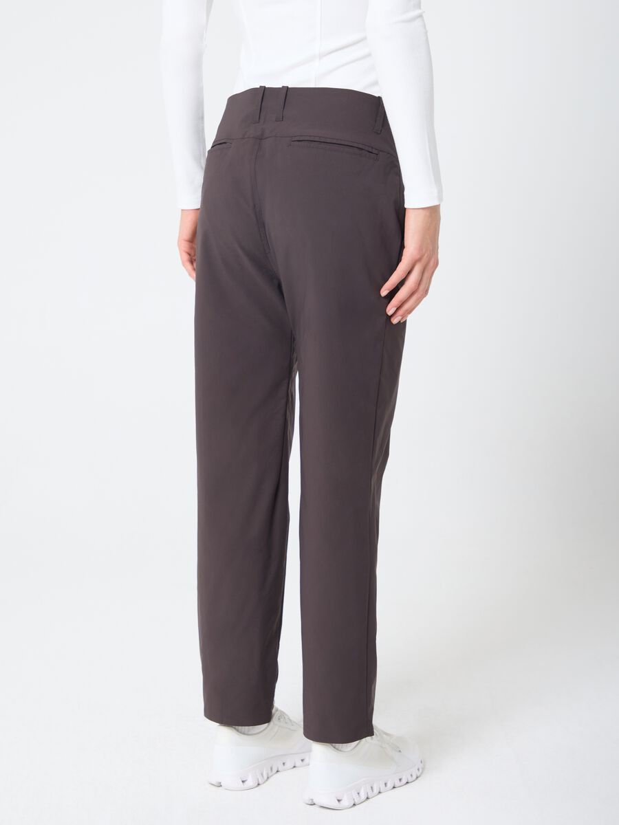 Straight trousers in technical fabric ALTAVIA STUDIO_3
