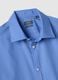 Light Blue Cotton-Blend Slim Fit Easy Iron Shirt_5