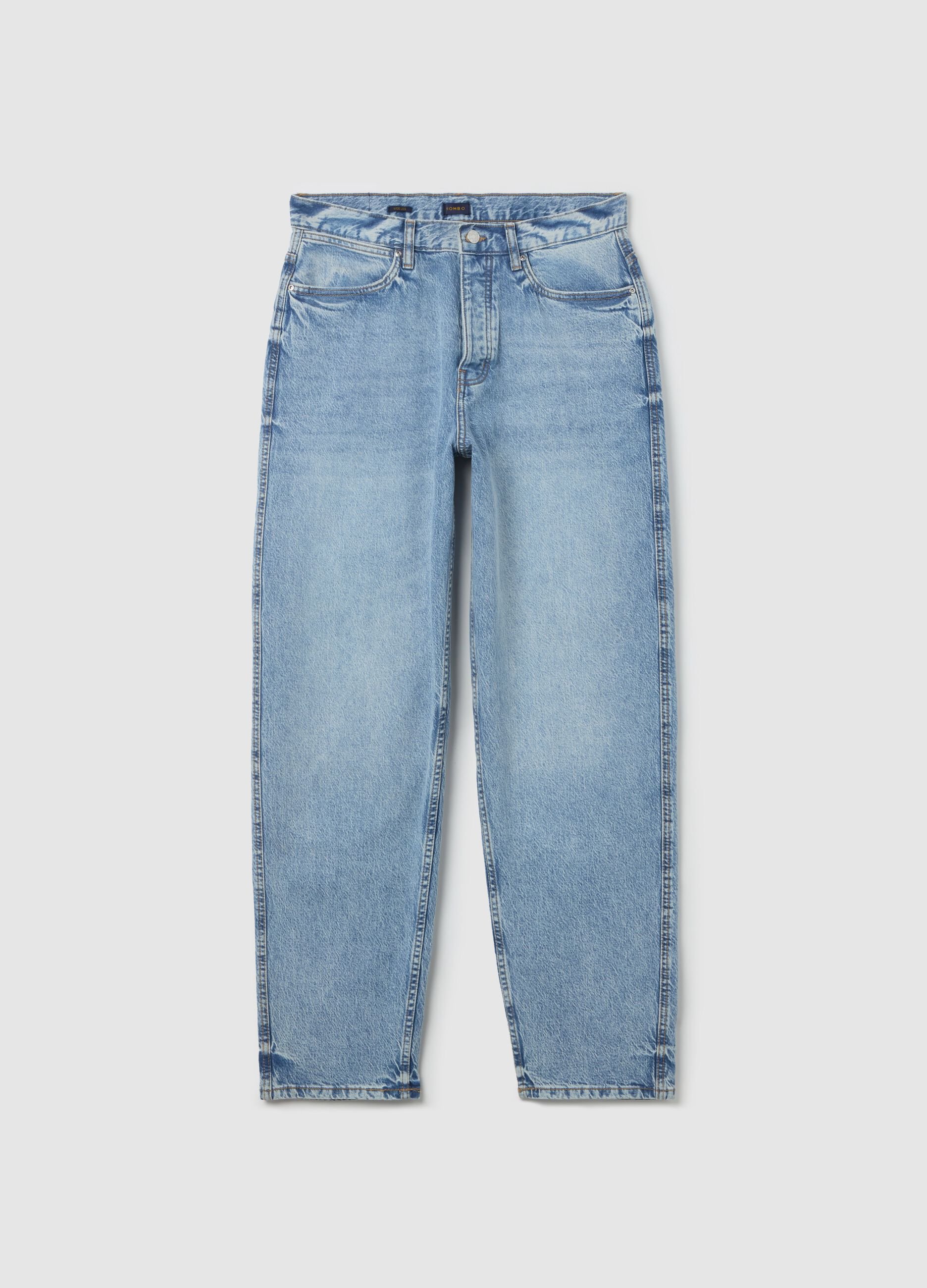 Wide-leg jeans with five pockets