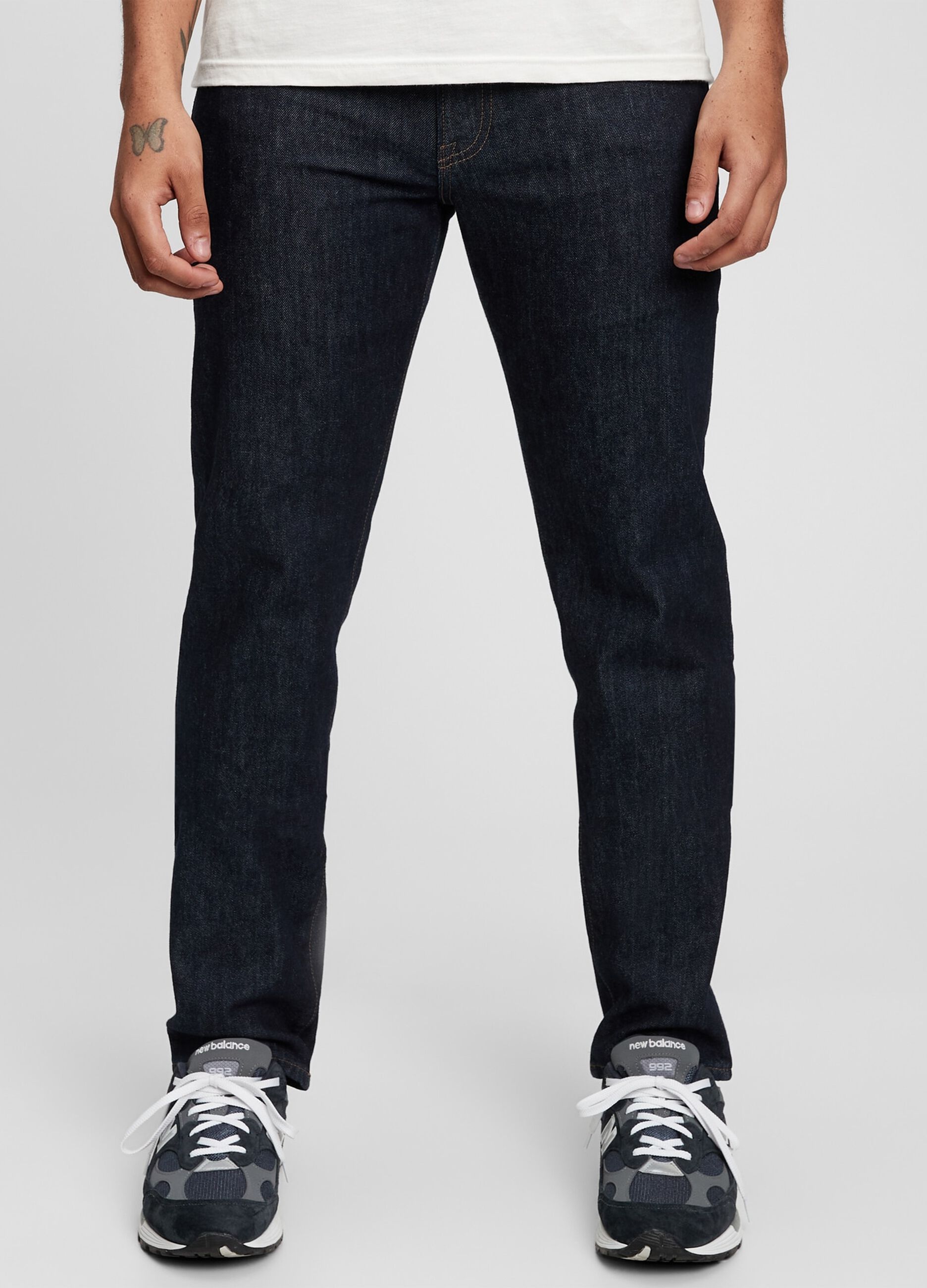 Straight-fit stretch jeans