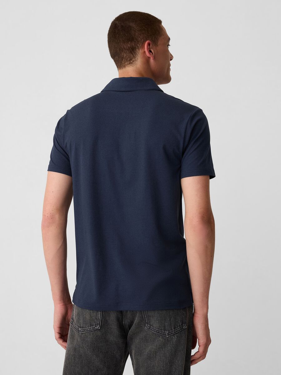 Technical fabric polo shirt_2