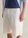 Linen Bermuda shorts with internal drawstring_2