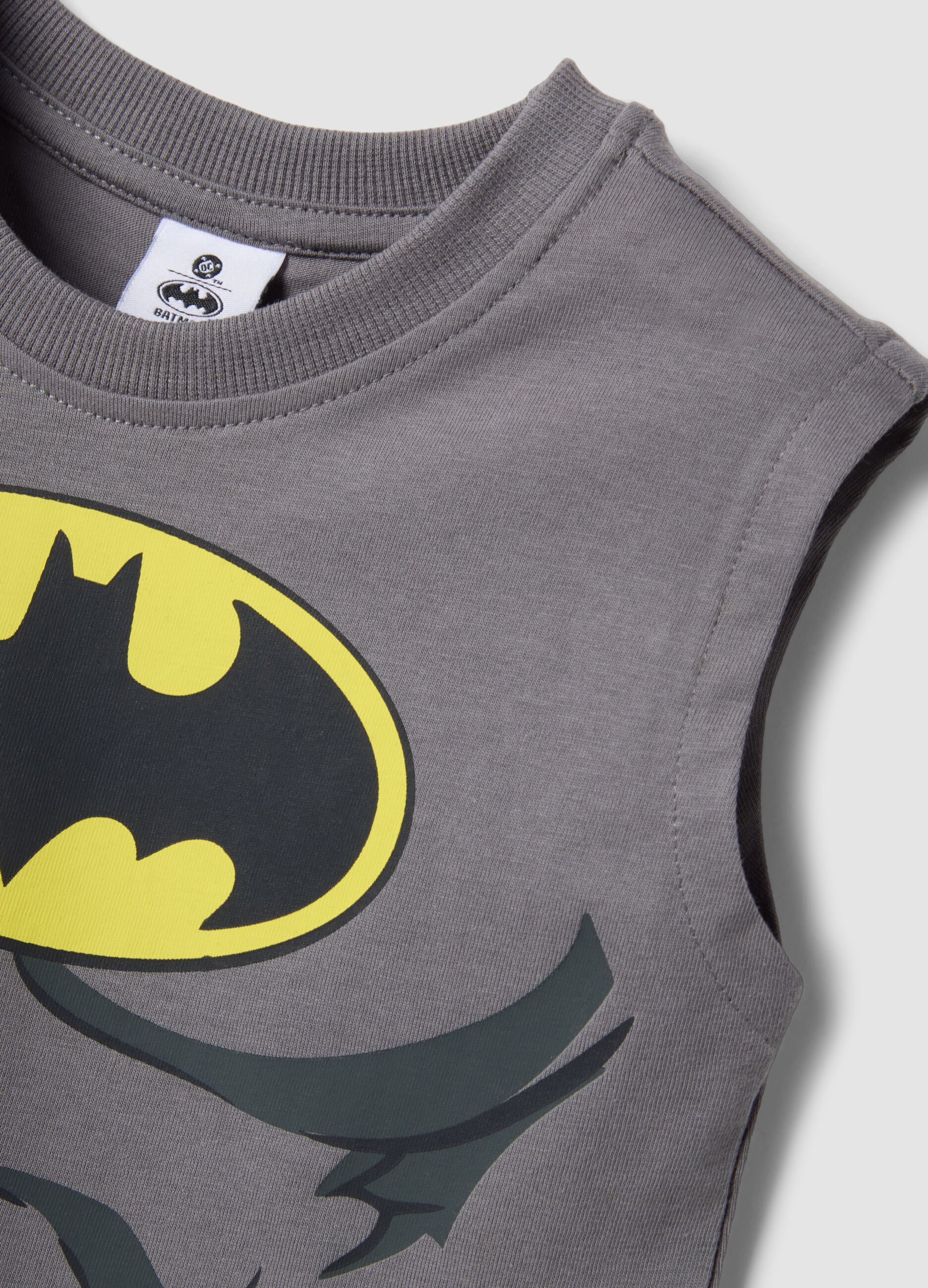 Grey pure cotton tank top